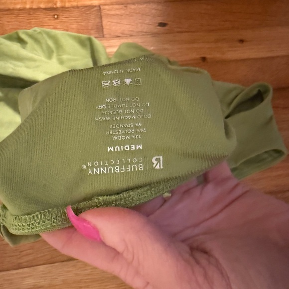 BuffBunny Olive Backless Bodysuit - Picture 3 of 4